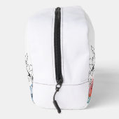 Aquarellblume Modernes Geschenk für Mama mit Zitat Waschbeutel (Rechts)