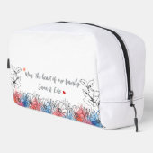 Aquarellblume Modernes Geschenk für Mama mit Zitat Waschbeutel (Rechte Ecke)