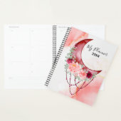 Aquarellblume Moon Plane Planer (Anzeige)