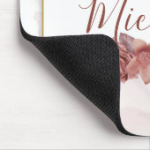 Aquarellblume Mousepad (Ecke)