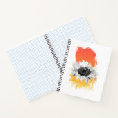 Aquarellblume Notizblock (Innenseite)