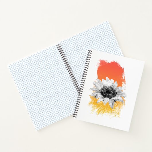 Aquarellblume Notizblock (Innenseite)