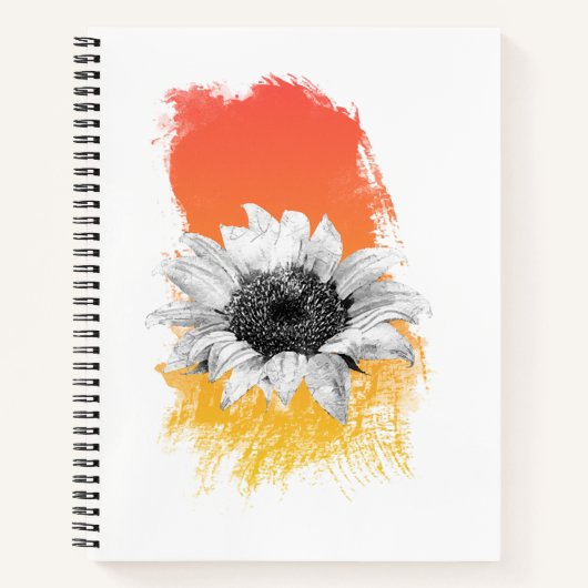 Aquarellblume Notizblock (Vorderseite)