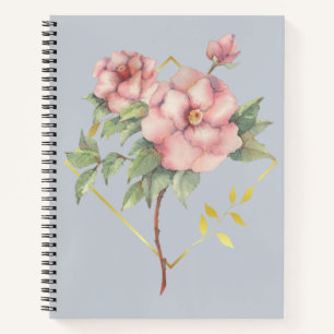 Aquarellblume Notizblock