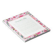 Aquarellblume Notizblock (angewinkelt)