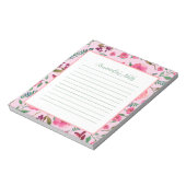Aquarellblume Notizblock (Rotiert)