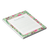 Aquarellblume Notizblock (angewinkelt)