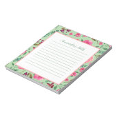 Aquarellblume Notizblock (Rotiert)