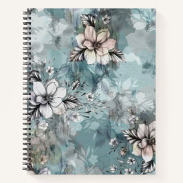 Aquarellblume Notizblock