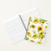 Aquarellblume Notizblock (Innenseite)