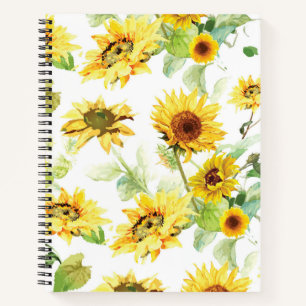 Aquarellblume Notizblock