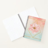 Aquarellblume Notizblock (Innenseite)