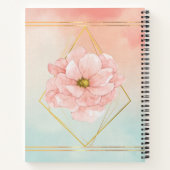 Aquarellblume Notizblock (Rückseite)