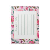 Aquarellblume Notizblock (Rotiert)