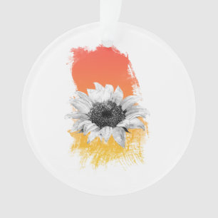 Aquarellblume Ornament