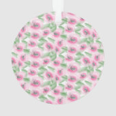 Aquarellblume Ornament (Rückseite)