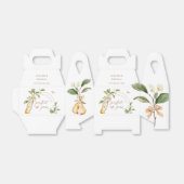 Aquarellblume Perfektes Pair Birnen Brautparty Geschenkschachtel (Ungefaltet)