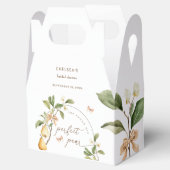 Aquarellblume Perfektes Pair Birnen Brautparty Geschenkschachtel (Geöffnet)