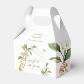 Aquarellblume Perfektes Pair Birnen Brautparty Geschenkschachtel (Vorderseite)