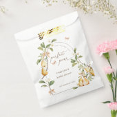 Aquarellblume Perfektes Pair Birnen Brautparty Geschenktütchen (Versiegelt)