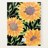 Aquarellblume Personalisiert 2023 Planer (Rückseite)