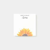 Aquarellblume Post-it Klebezettel (Vorderseite)