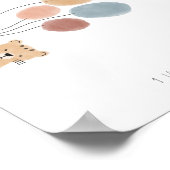 Aquarellblume Poster (Ecke)