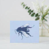 Aquarellblume Postkarte (Stehend Vorderseite)
