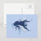 Aquarellblume Postkarte (Vorne/Hinten)