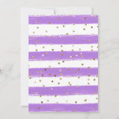 Aquarellblume Regenbogen Koala Kinderdusche Einladung (Rückseite)