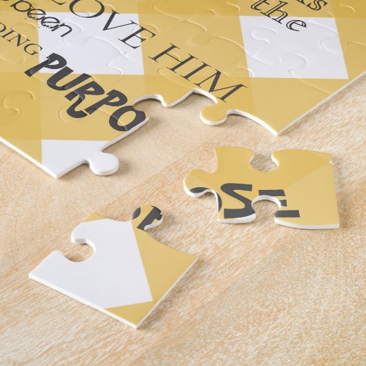 Aquarellblume Römer 8:28 Bibelverse Puzzle (Seite)