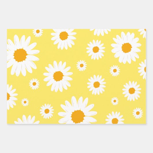 Aquarellblume Rosa Pfirsichgelbes Muster Geschenkpapier Set (Vorderseite 3)