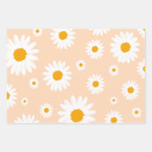 Aquarellblume Rosa Pfirsichgelbes Muster Geschenkpapier Set (Vorderseite 2)