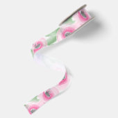 Aquarellblume Satinband (Rückseite)