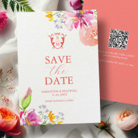Aquarellblume Save the Date