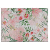 Aquarellblume Schneidebrett (Vorderseite)