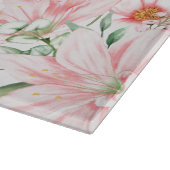 Aquarellblume Schneidebrett (Ecke)