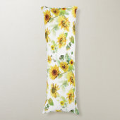 Aquarellblume Seitenschläferkissen (Vorderseite Vertikal)