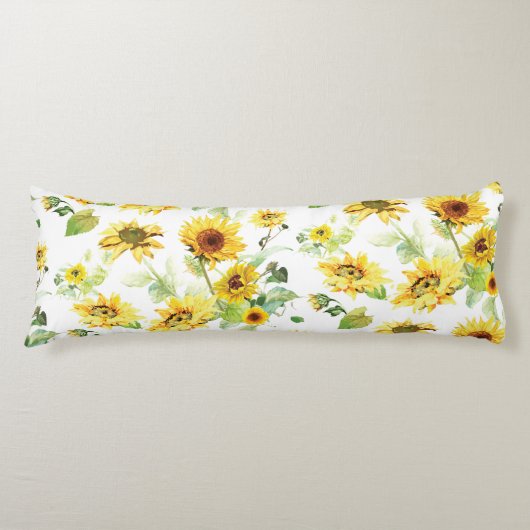 Aquarellblume Seitenschläferkissen (Vorderseite)