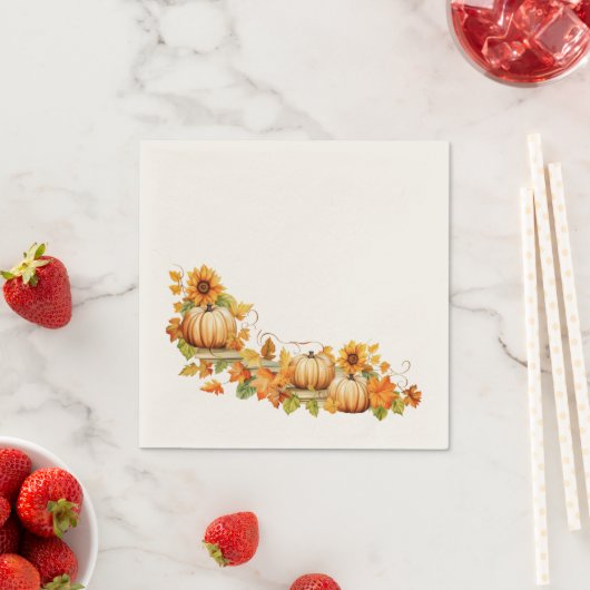 Aquarellblume Serviette (Beispiel)