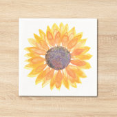 Aquarellblume Serviette