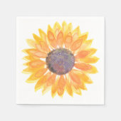 Aquarellblume Serviette (Vorderseite)