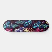 Aquarellblume Skateboard (Horizontal)