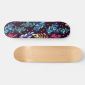 Aquarellblume Skateboard (Horizontal)