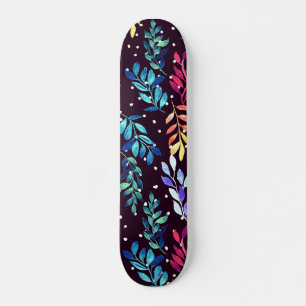 Aquarellblume Skateboard