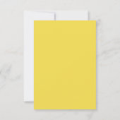 Aquarellblume, Sonnenblume, danke Karte (Rückseite)