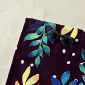 Aquarellblume Strandtuch (Beispiel)