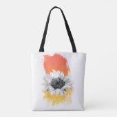 Aquarellblume Tasche (Rückseite)