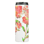 Aquarellblume Thermosbecher (Rückseite)