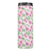 Aquarellblume Thermosbecher (Rückseite)